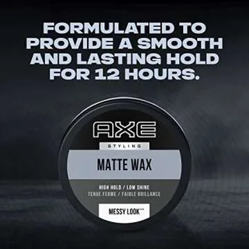 AXE Hair Messy Look Matte Wax - Effortless Styling Solution