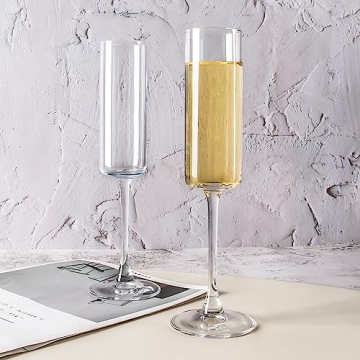 Elegant Set of 12 Champagne Flutes for Celebrations