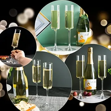 Elegant Set of 12 Champagne Flutes for Celebrations