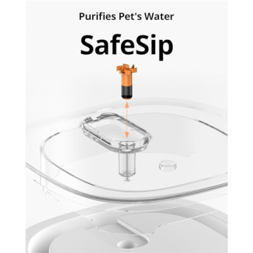 eufy Pet Water Fountain for Small Dogs and Cats - Easy Clean