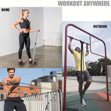 GAIYAH FITNESS Resistance Bands Long for Full Body Workouts