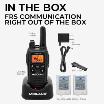 Midland LTX630VP3 Walkie Talkies - Long Range Communication