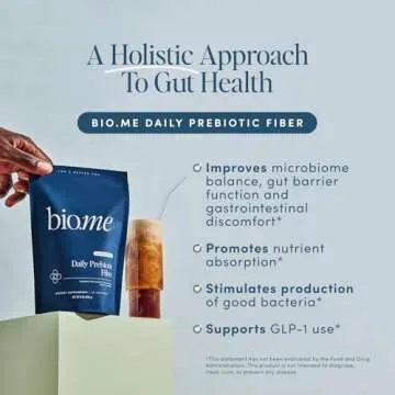 Daily Prebiotic Fiber - Fiber Supplement Powder for Digestive Health & Gut Health - Fiber Powder Unflavored Prebiotics, Non-GMO Dietary Fiber, Gluten & Sugar Free Soluble Fiber Supplements-30 Servings