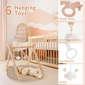 Little Dove Baby Play Gym - Eco-Friendly Infant Toy
