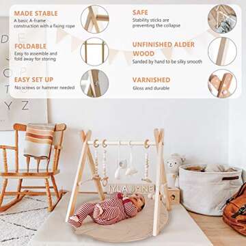 Little Dove Baby Play Gym - Eco-Friendly Infant Toy