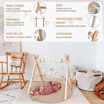 Little Dove Baby Play Gym - Eco-Friendly Infant Toy