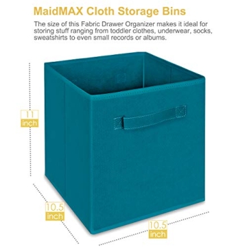 MaidMAX Foldable Cloth Storage Bins - Set of 6