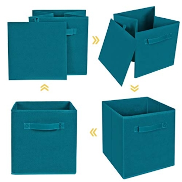 MaidMAX Foldable Cloth Storage Bins - Set of 6