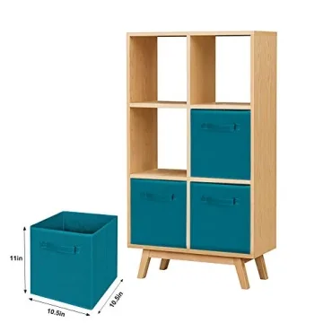 MaidMAX Foldable Cloth Storage Bins - Set of 6