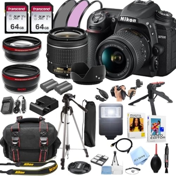 Nikon D7500 DSLR Camera Kit with 18-55mm Lens & 42pc Bundle
