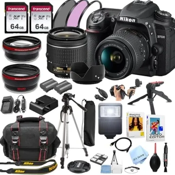 Nikon D7500 DSLR Camera Kit with 18-55mm Lens & 42pc Bundle
