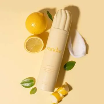 sundae Whipped Shower Foam Lemon Zest Foaming Body Wash 8.9 fl oz, 265ml