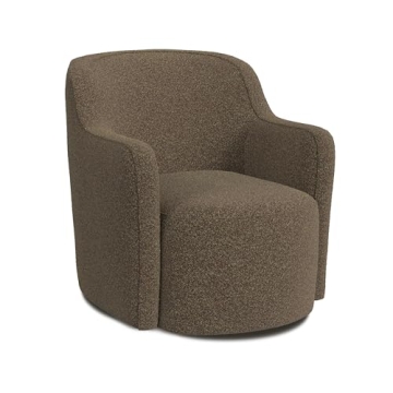 Spatial Order Upholstered 360° Barrel Back Swivel Chair | Accent Chairs for Living Room & Bedroom |...