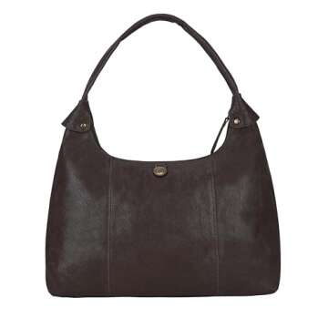 Antonio Valeria Braided Leather Hobo Bag for Women