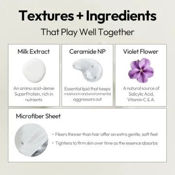 LAPCOS Milk Sheet Mask for Extreme Hydration and Glow