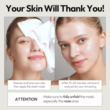 LAPCOS Milk Sheet Mask for Extreme Hydration and Glow