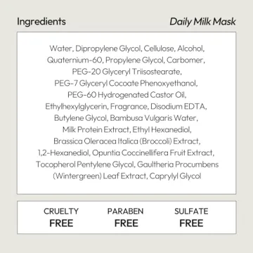 LAPCOS Milk Sheet Mask for Extreme Hydration and Glow