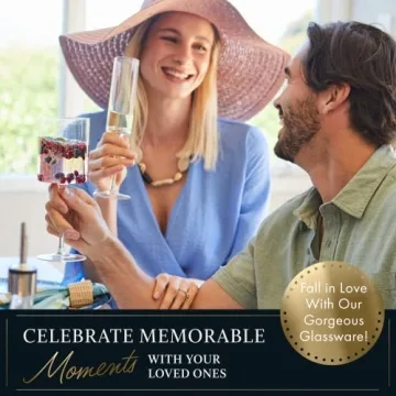 Elegant Champagne Flutes Set – Modern Design, Perfect Gift