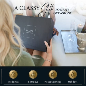 Elegant Champagne Flutes Set – Modern Design, Perfect Gift