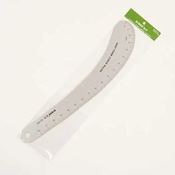 DIHAN 18 Inch Metal French Curve Ruler for Designers