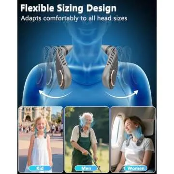QMKKX Neck Fan with Cooling Plate - Portable Air Conditioning