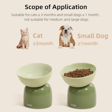 Chic Elevated Cat & Dog Bowls for Healthier Mealtime