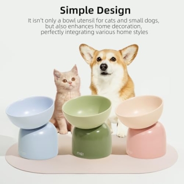 Chic Elevated Cat & Dog Bowls for Healthier Mealtime