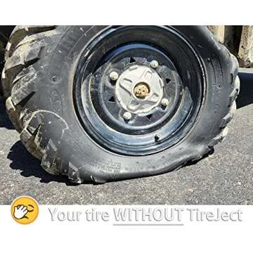 TireJect Off-Road Tire Sealant Refill (Gallon/128oz Bottle) - Applicate 12 ATV Tires, Use 75% Less sealant per tire