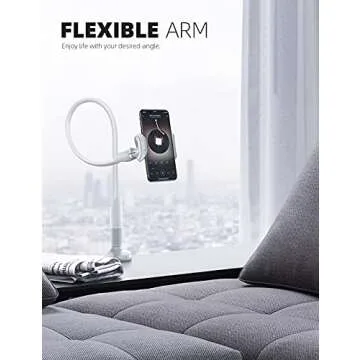 Lamicall Gooseneck Phone Holder for All Smartphones