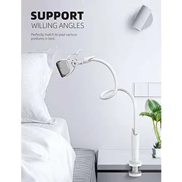 Lamicall Gooseneck Phone Holder for All Smartphones