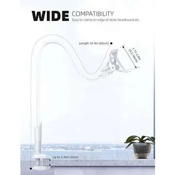 Lamicall Gooseneck Phone Holder for All Smartphones