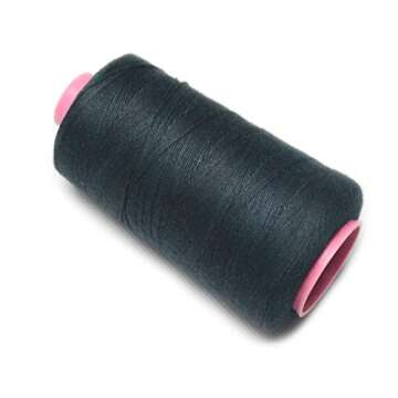 Luwigs Black Weaving Thread 100% Polyester for Making Wig Sewing Hair Weft Hair Extension 1pc (1pc, Black)