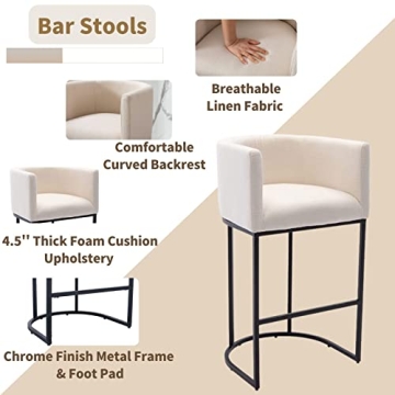 Stylish HNY Modern Bar Height Counter Stools Set of 2