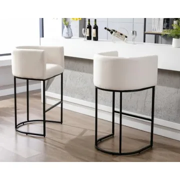Stylish HNY Modern Bar Height Counter Stools Set of 2
