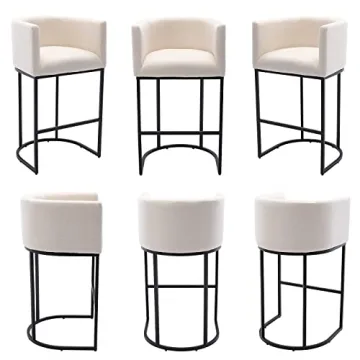 Stylish HNY Modern Bar Height Counter Stools Set of 2