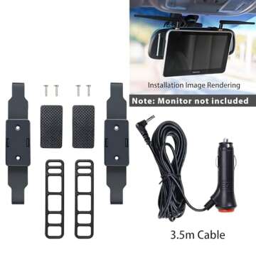 Haloview RVMB02 Mirror Mount for BT7/BT6 Monitor