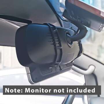 Haloview RVMB02 Mirror Mount for BT7/BT6 Monitor