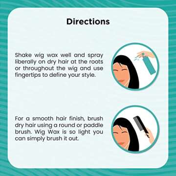 Tressallure TressTech Dry Spray Wig Wax | Add Volume in Wigs | All types of Hair | 1 Pack, 4.3 Fl. Oz.\