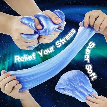 Galaxy Slime Kit 2 Pack for Kids Fun and Education