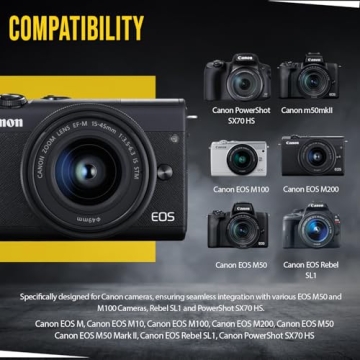 BM Premium 2-Pack LP-E12 Batteries for Canon Cameras