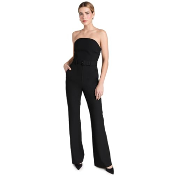 A.L.C. Women's Kate Jumpsuit, Black, 2