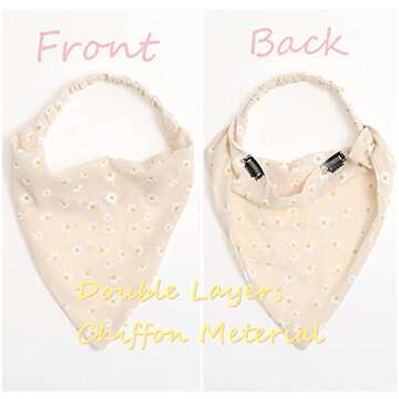 Stylish HAIMEIKANG Floral Hair Scarves for Women