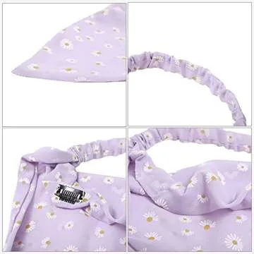 Stylish HAIMEIKANG Floral Hair Scarves for Women
