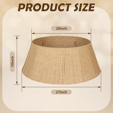 Stylish Handmade Christmas Tree Collar for Elegant Decor