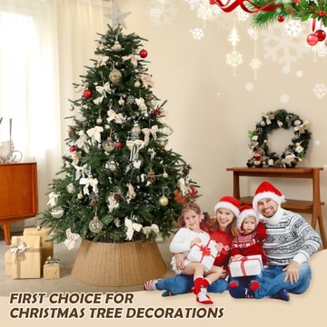 Stylish Handmade Christmas Tree Collar for Elegant Decor