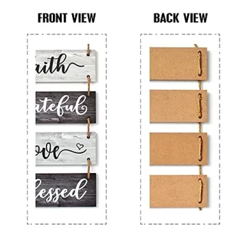 Buecasa Family Wall Decor - Rustic Home Inspiration Sign