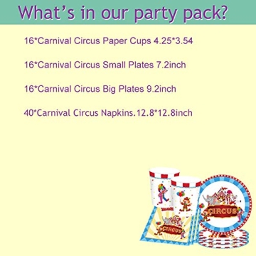 Carnival Circus Party Supplies for Unforgettable Celebrations