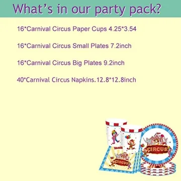Carnival Circus Party Supplies for Unforgettable Celebrations