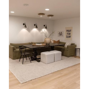 S & L Homes Hand Woven Natural Area Rug 8x10