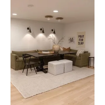 S & L Homes Hand Woven Natural Area Rug 8x10